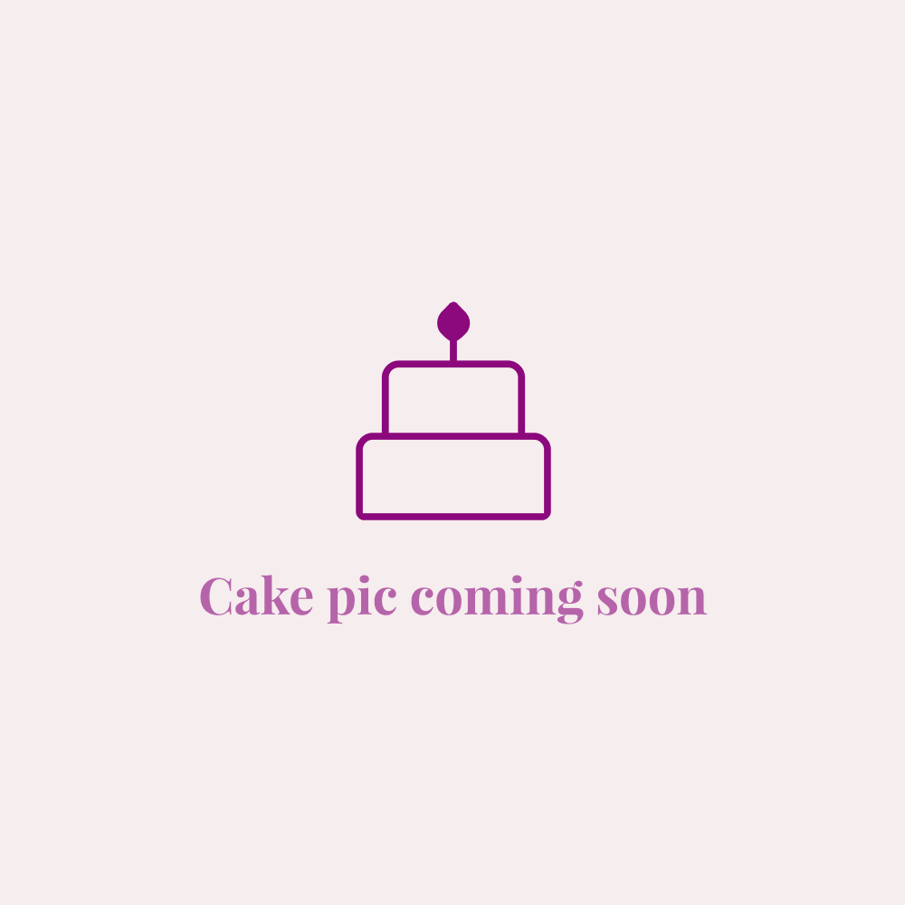 Placeholder saying "cake pie coming soon"